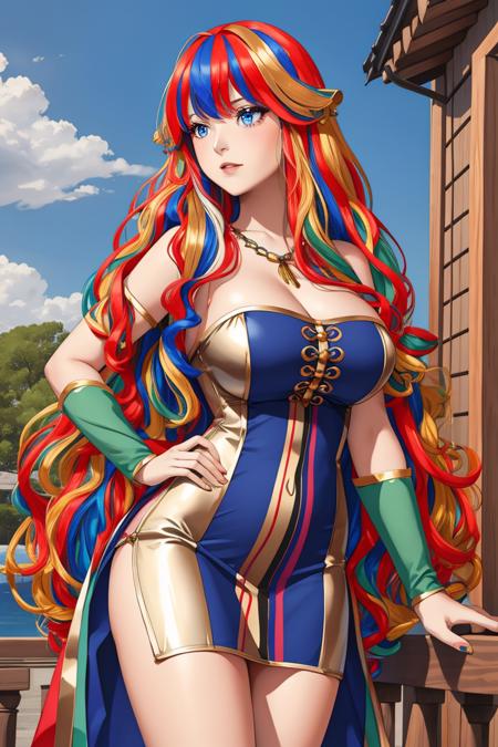 ?Hair Flair Collection? - Multi Color Hairstyle