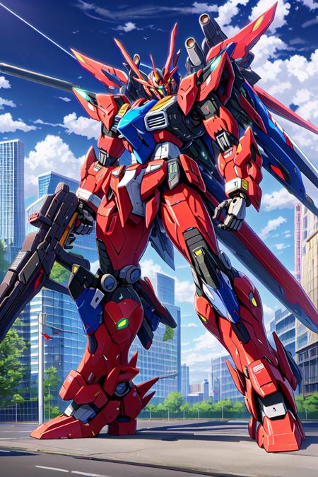 Super robot diffusion(Gundam, EVA, ARMORED CORE, BATTLE TECH like mecha lora)版本v2.0 (ID: 119541)
