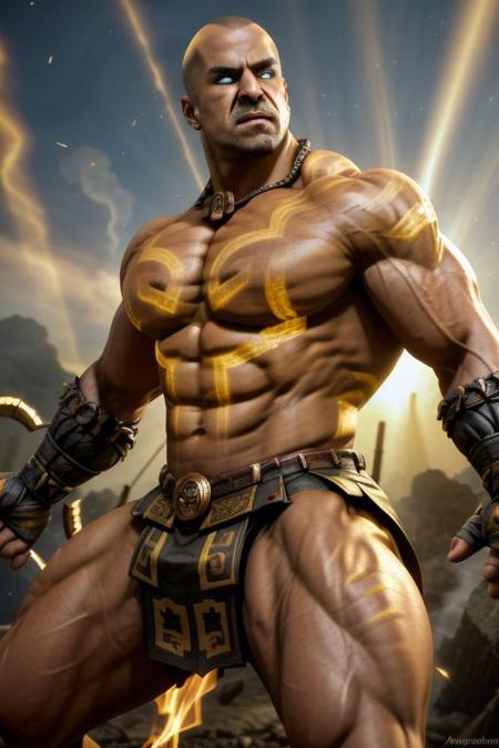 Kotal Kahn MK11 Bald Version