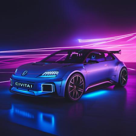 Renault 5 E-Tech - SDXL
