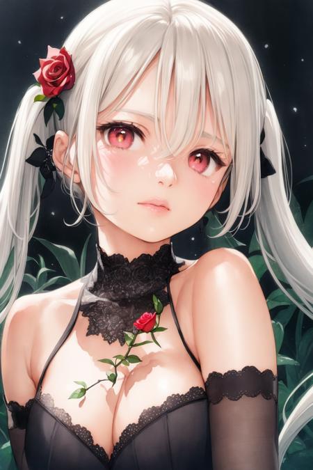 SilvermoonMix01 | delicate skin and hair texture