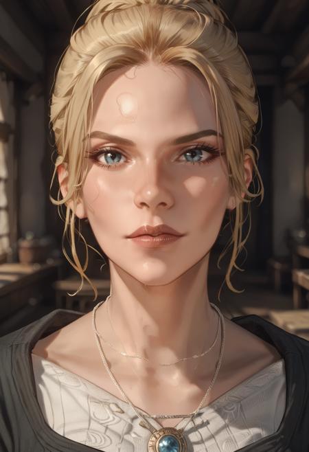Gerdur, Riverwood's lumber mill owner, (Skyrim), LoRA, PonyXL