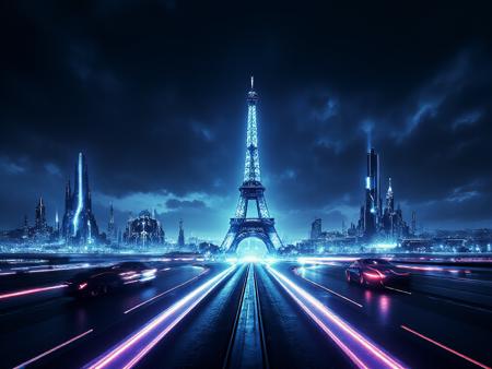 Tron Legacy style - Flux1.D