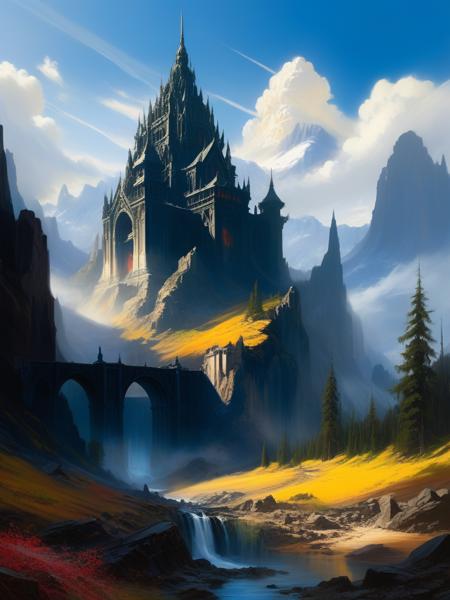painting art Landscape XL by Happy Ai/10/landscape/Nature Scene/Outer Space/Space exploration/Scifi game scene/paintings/oil paintings/illustrations/风景画/插画/动画/绘画/絵画/그림/