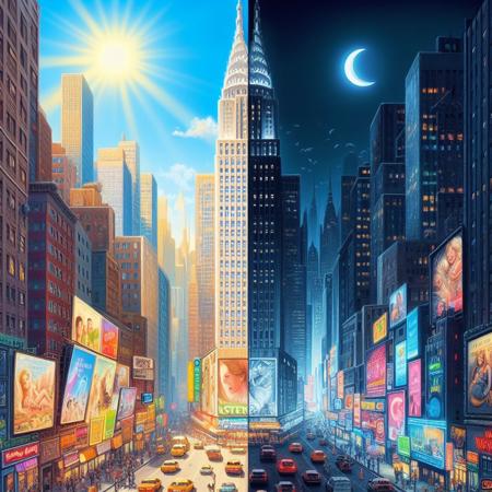 coexistence of day and night