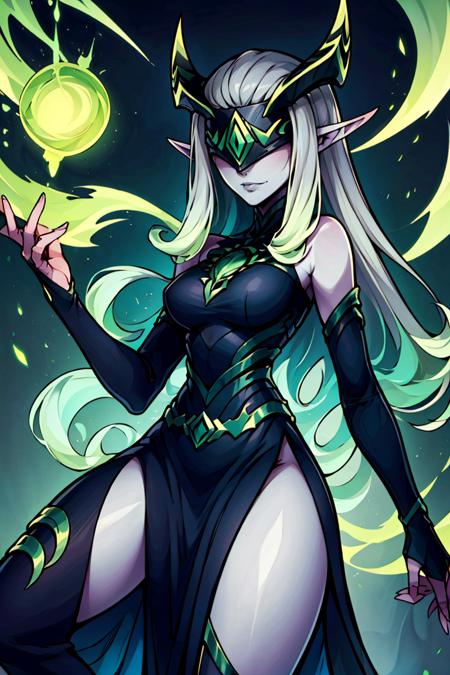 Shemira: Corpse Queen | Corpsemaker (AFK Arena) [Pony & SD1.5]版本v2 (ID: 244073)