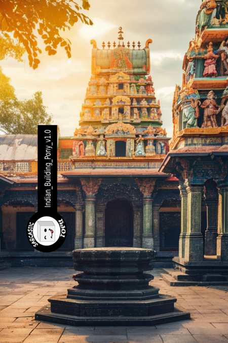 Indian_Building_by_Sarcastic_TOFU ( For SD 1.5, SDXL 1.0 & Pony )版本Indian_Building_Pony_v1.0 (ID: 622786)